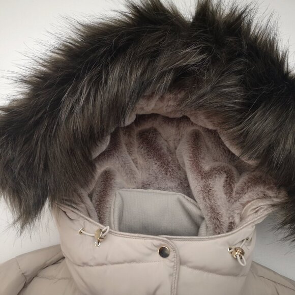 Ricki's Ladies Size Small Zipper & Snap Closure Winter Puffy Coat with Hood - Picture 6 of 15